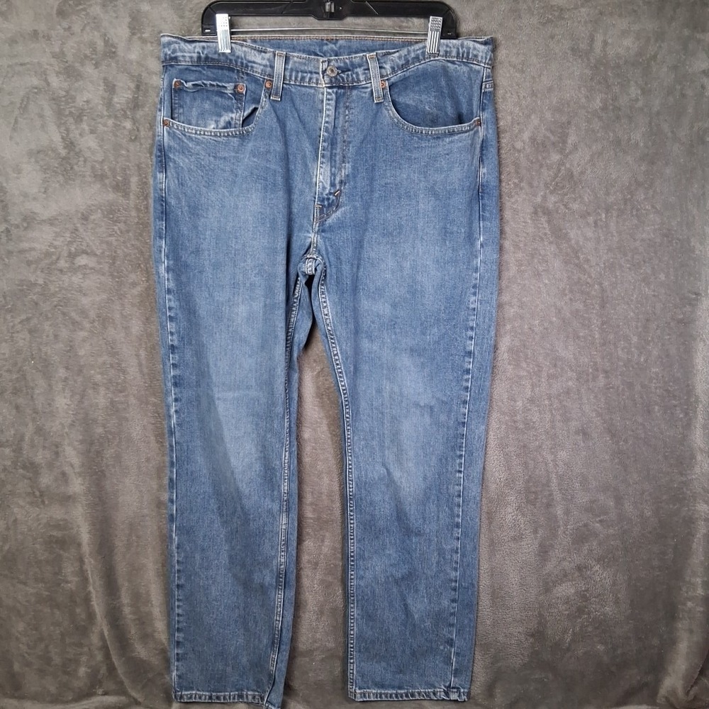 Levis 559 Jeans Mens 36x32 Blue Relaxed Fit Straight Leg Medium Wash